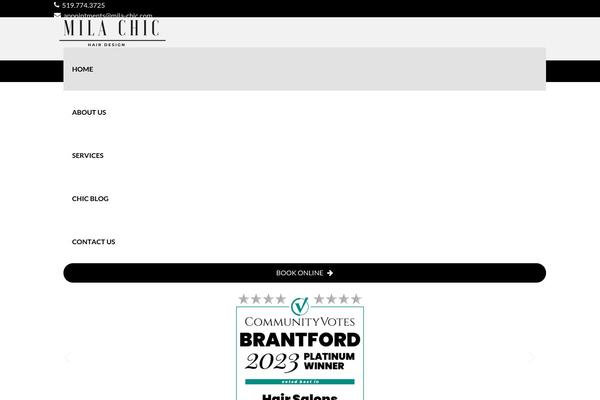 Impreza theme site design template sample