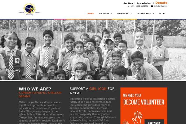 Charity Hub v1.02 theme site design template sample