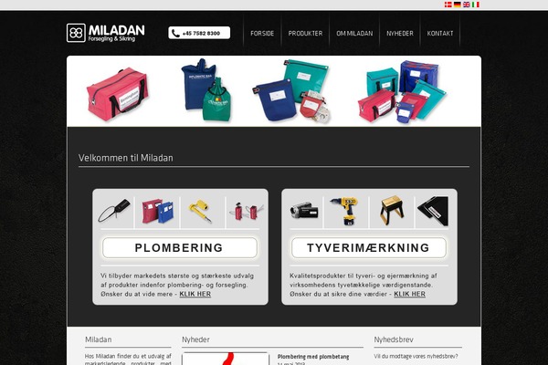 miladan.dk site used Miladan_final