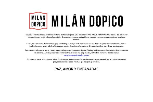 milandopico.com site used Milandopico-2012