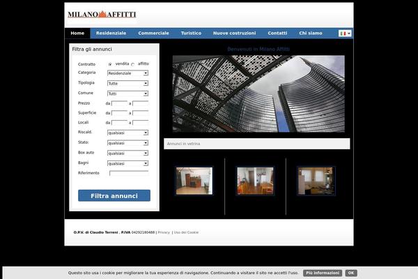Classico theme site design template sample