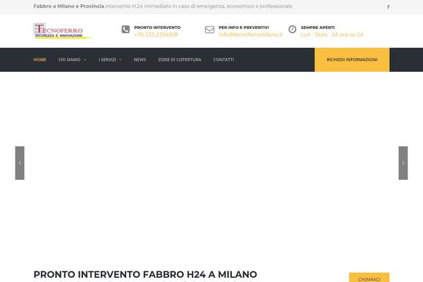 TheBuilt theme site design template sample