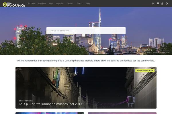 Panoramica theme site design template sample