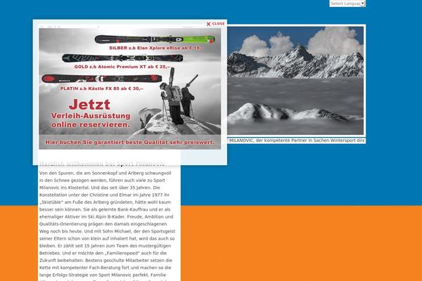 Site using Easy-slide-in plugin