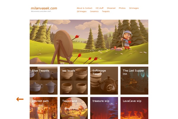 Skylab theme site design template sample