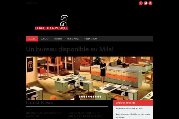 The Newswire theme site design template sample