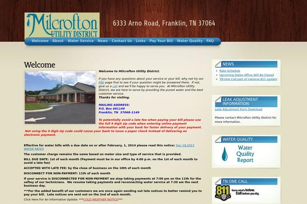 Arclite theme site design template sample