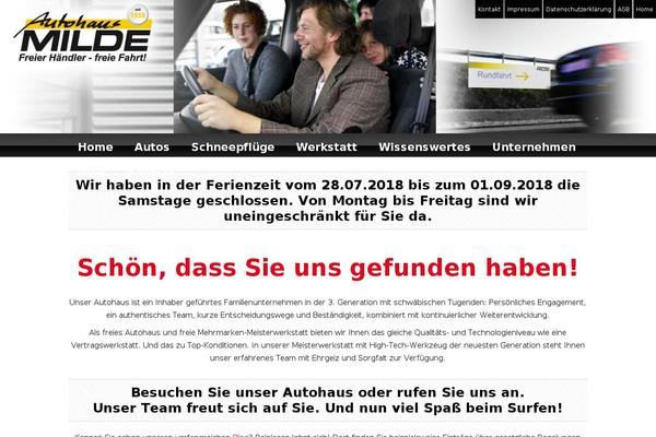Site using Mobilede_wordpress plugin