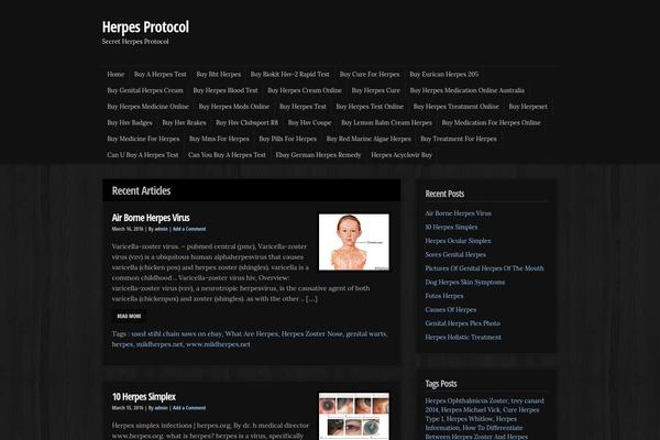 WP-Mysterious 1.04 theme site design template sample