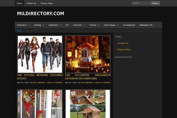 sadiz-bg theme websites examples