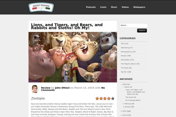mildlypleased.com site used Independent-publisher-child