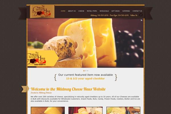 Oishi theme site design template sample