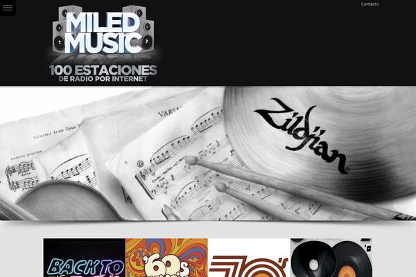 Musicclub theme site design template sample