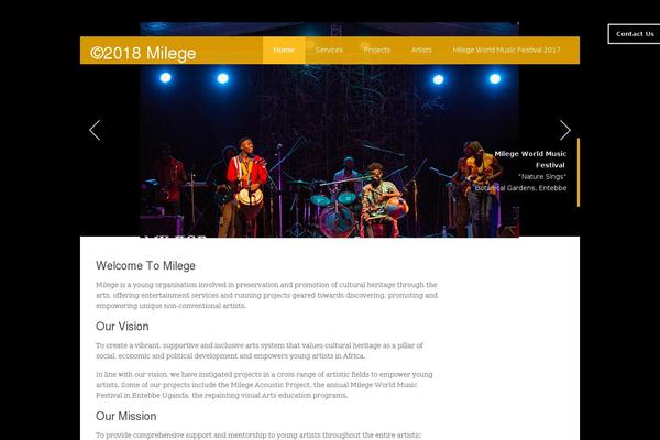 Site using Ditty News Ticker plugin