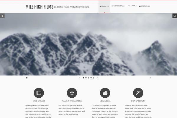 Forte theme site design template sample