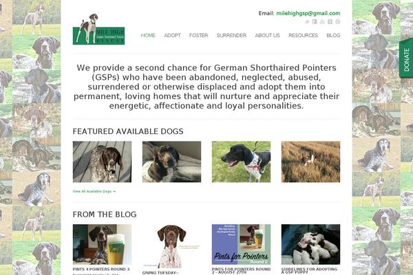 Purity theme site design template sample