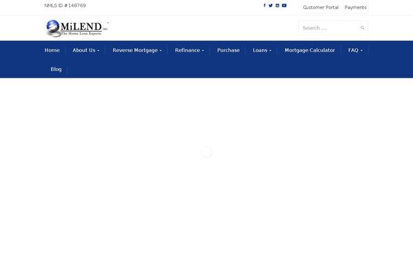 Broker theme site design template sample