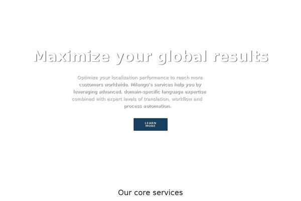 Project theme site design template sample