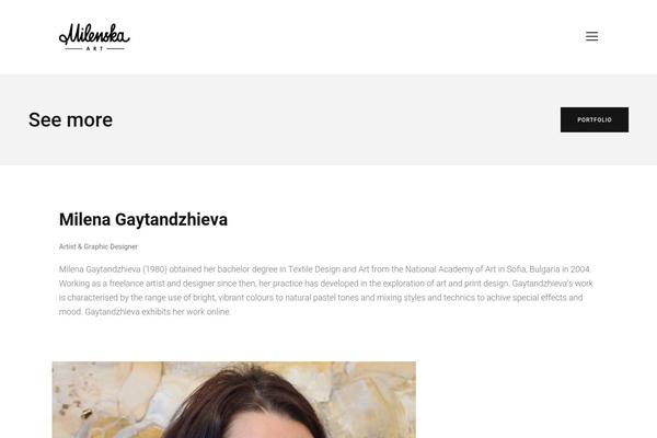 Site using Behance Portfolio Manager plugin