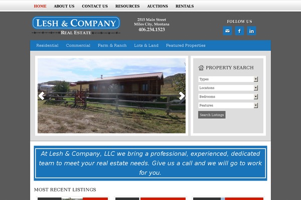 AgentPress theme site design template sample
