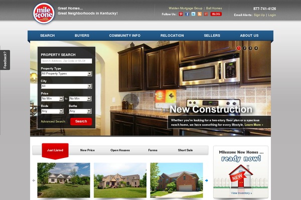 milestoneky.com site used Milestone