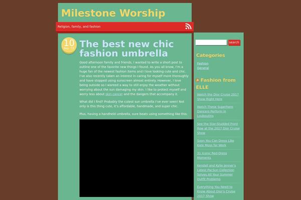 Next Saturday theme site design template sample