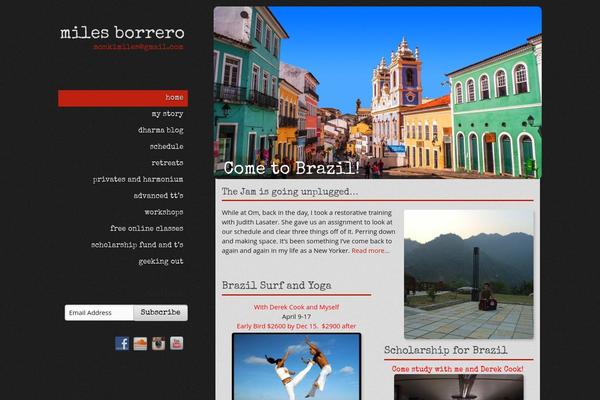 milesyoga.com site used Round1theme