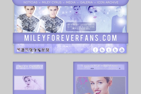 mileyforeverfans.com site used Arrowcw