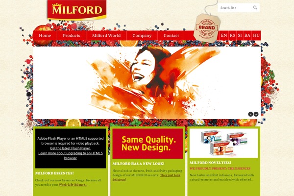 Choices theme site design template sample