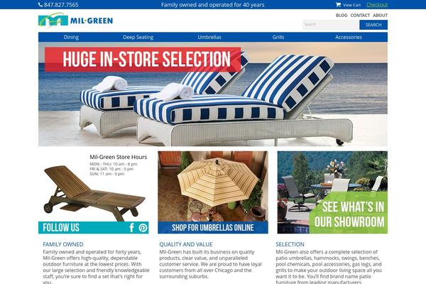 SimpleGreat theme site design template sample