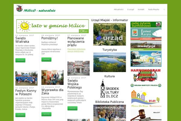 milicz.pl site used News-center