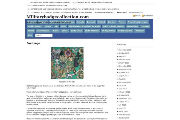 Regal theme site design template sample