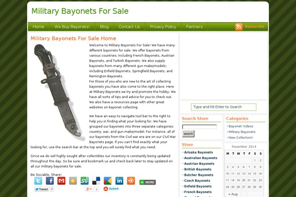 militarybayonetsforsale.com site used Passionduo_green