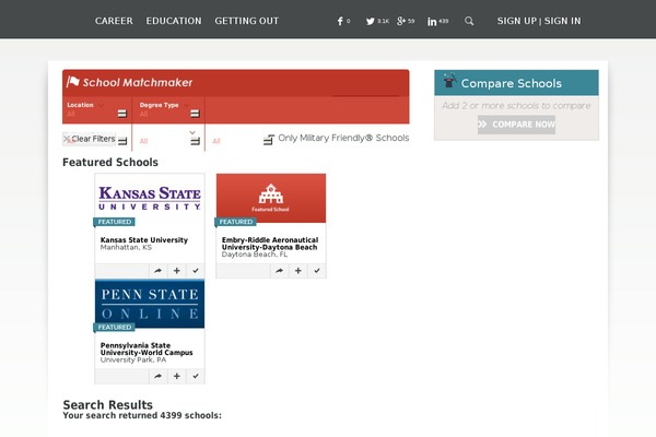 militaryfriendlyschools.com site used Vmi-gijobs