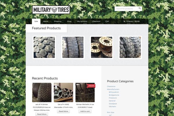 Wootique theme site design template sample