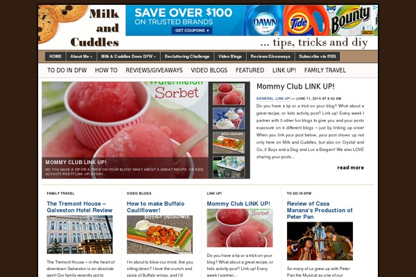 milkandcuddles.com site used Custom-theme-genesis