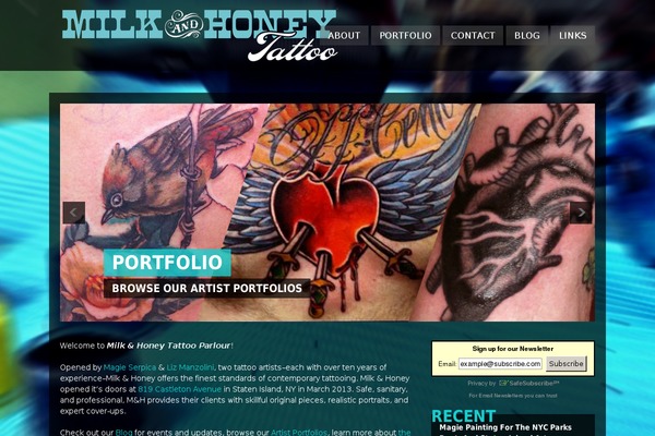 Site using Constant Contact WordPress Widget plugin