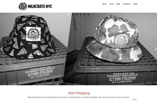 Hathor theme site design template sample