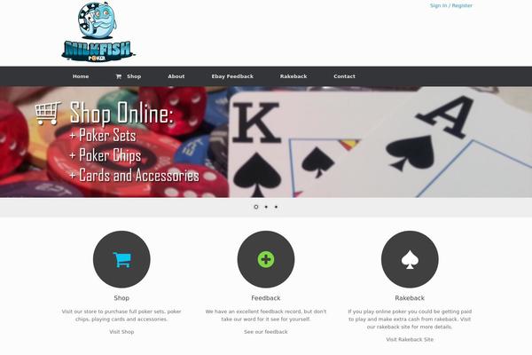 Vantage theme site design template sample