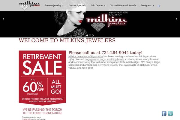 Nouveau theme site design template sample