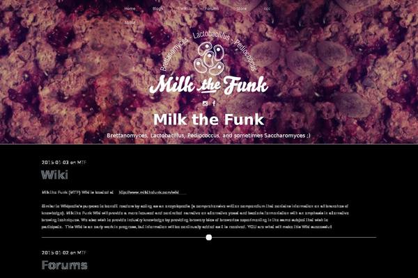 Casper theme site design template sample