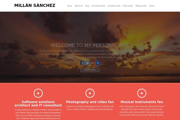 Revera theme site design template sample