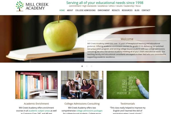 Parallax Pro theme site design template sample