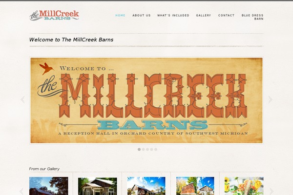 The Cotton theme site design template sample