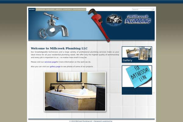 RedLine theme site design template sample