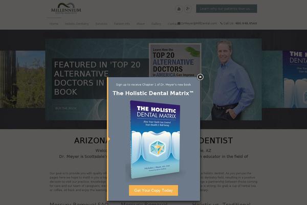 Medical Doctor theme site design template sample