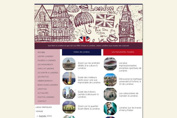 londres theme websites examples