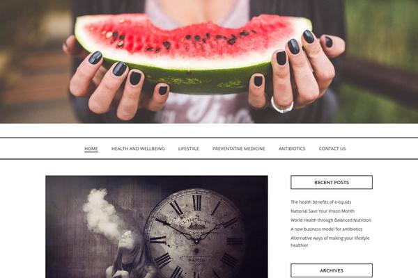 Preus theme site design template sample