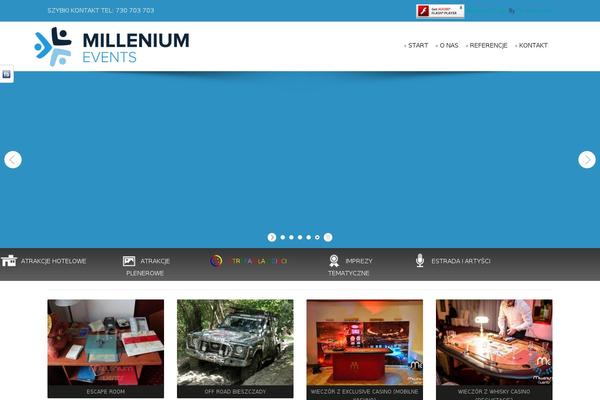 Site using Social Slider plugin