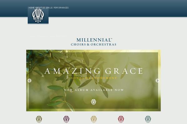 millennial.org site used Lemonpress